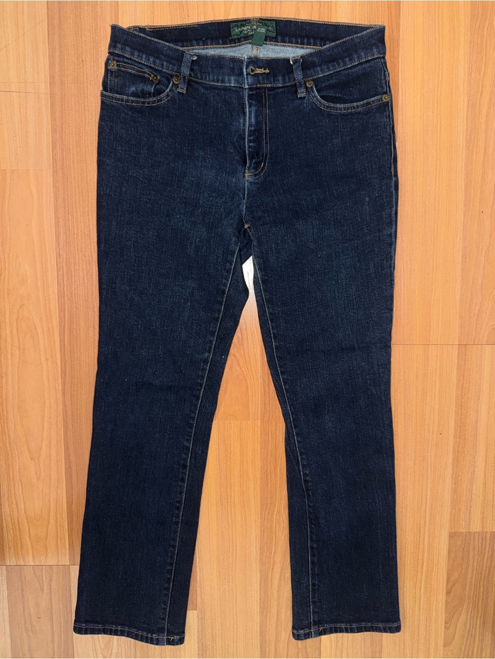 Ralph Lauren Dark Indigo Women's Straight-Leg Jeans